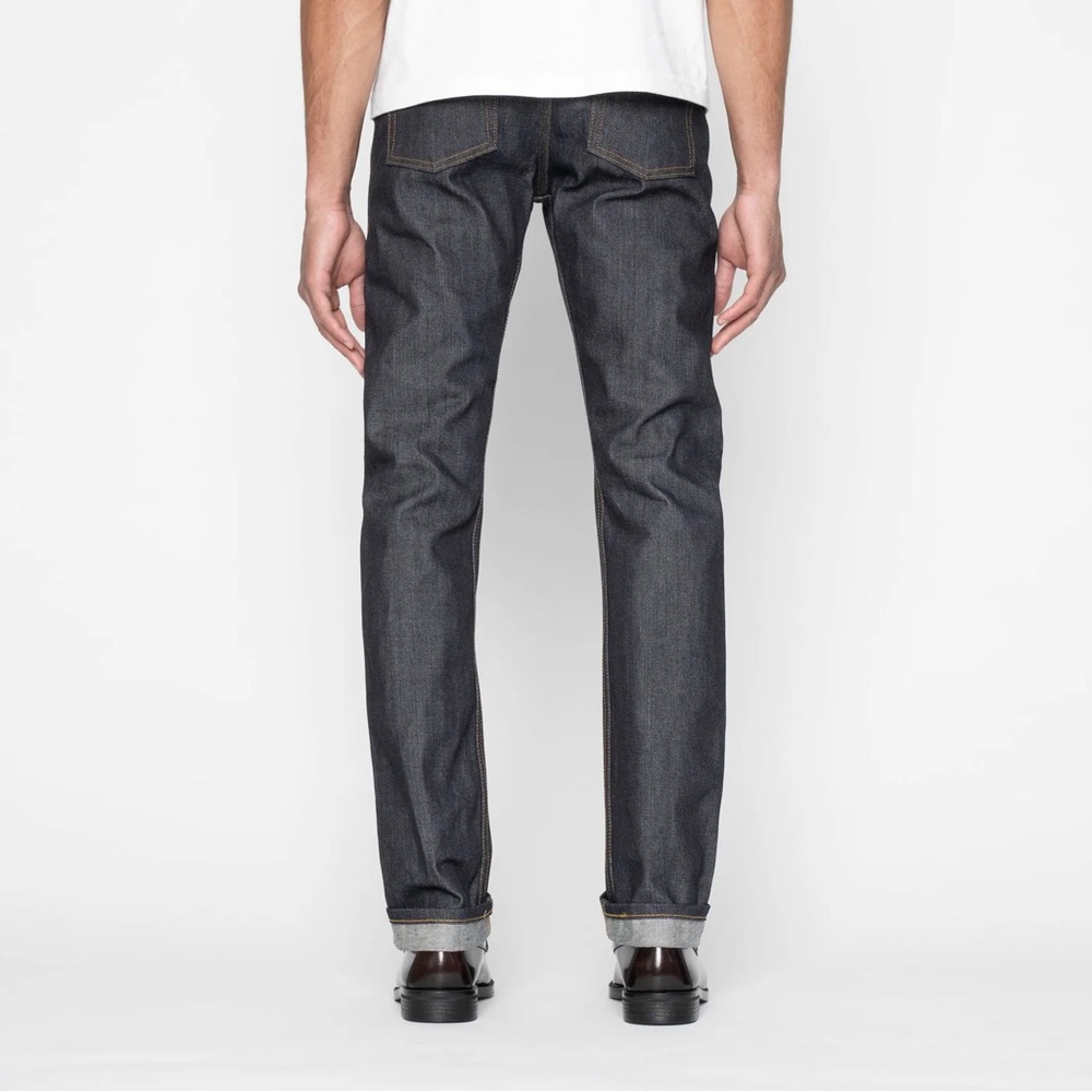 Naked & Famous Denim Weird Guy Left Hand Twill Selvedge Raw Japanese Jeans Sz 30 - Picture 2 of 8